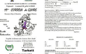 corrida de glaire 