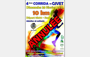 annulation corrida de Givet 