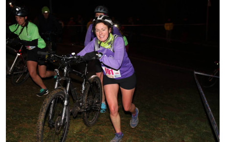 l' A .S dans la course  (bike de Sedan )