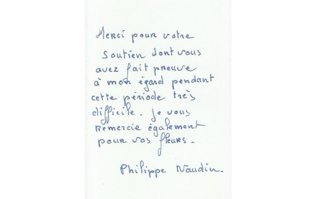 Remerciement