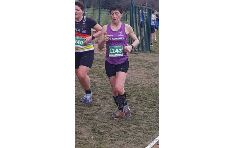 1/2 finale chpt de France de cross ( Besançon )